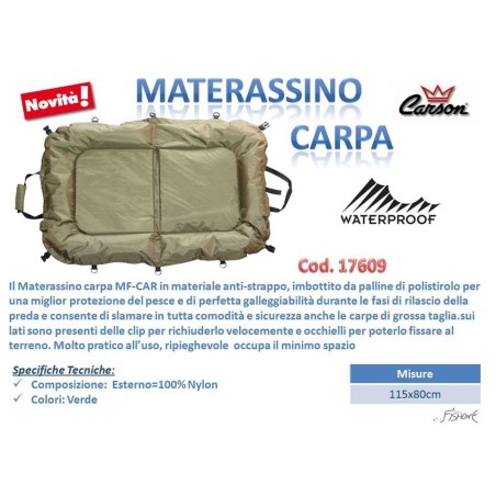 materassino carpfishing