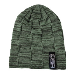 BEANIE GREEN CON PELLICCIA INTERNA