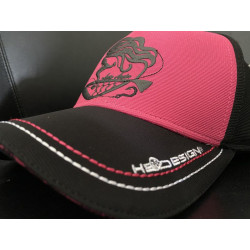 CAP LADY ANGLER (BLACK/PINK)
