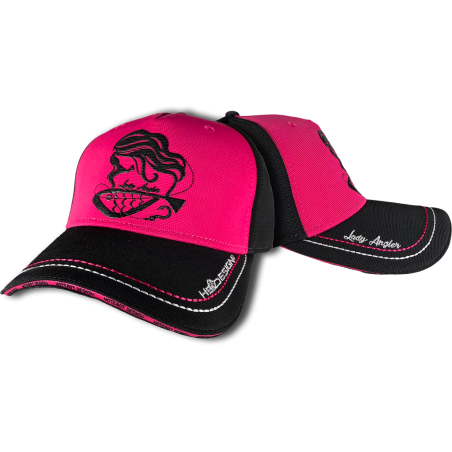 CAP LADY ANGLER (BLACK/PINK)