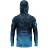 HOODED PERFORMANCE T-SHIRT BATHYMETRY