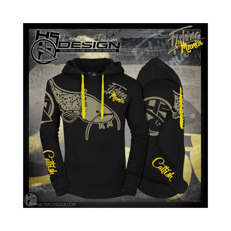 FELPA CON CAPPUCCIO CAT FISH