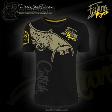 T-SHIRT FISHING MANIA CATFISH