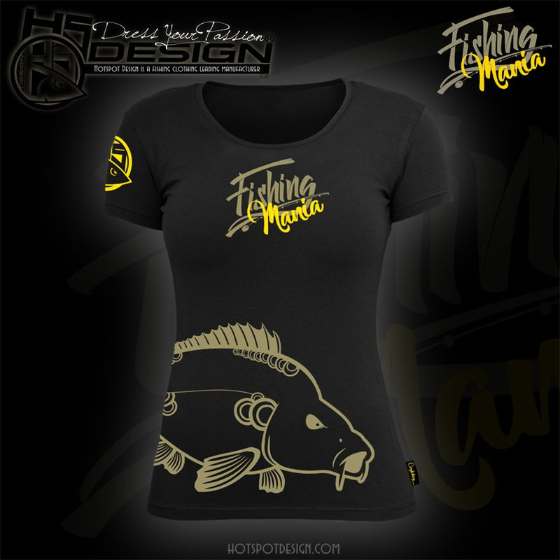 T-SHIRT FISHING MANIA CARPFISHING (WOMAN)